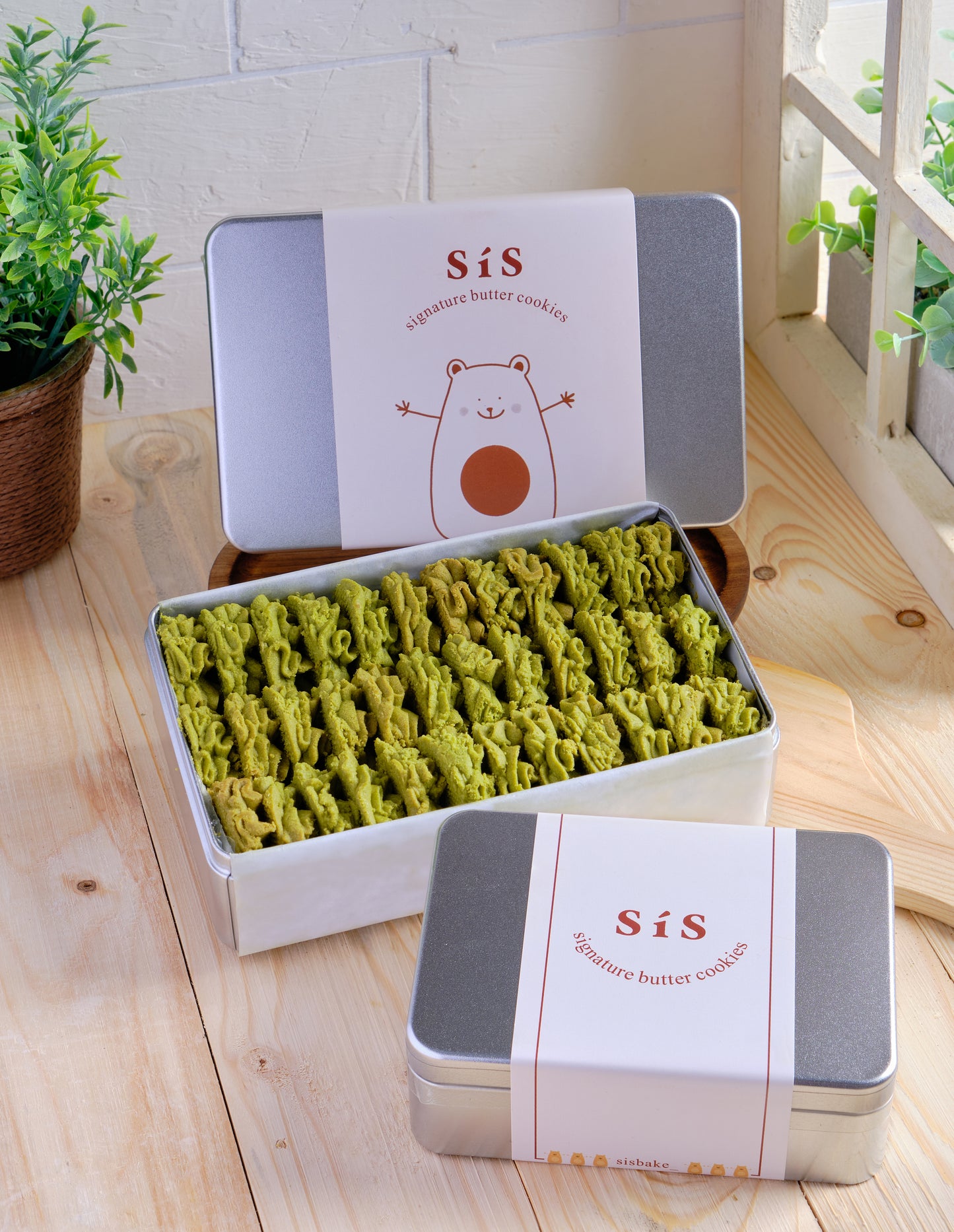 Matcha Butter Cookies