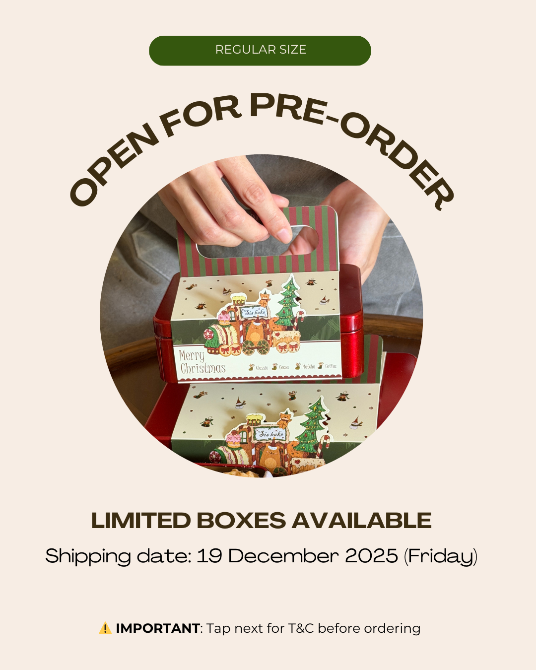 Christmas Cookie Box – REGULAR (Pre-Order)