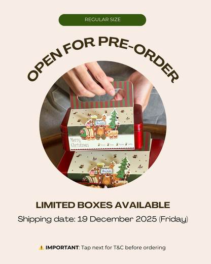 Christmas Cookie Box – REGULAR (Pre-Order)